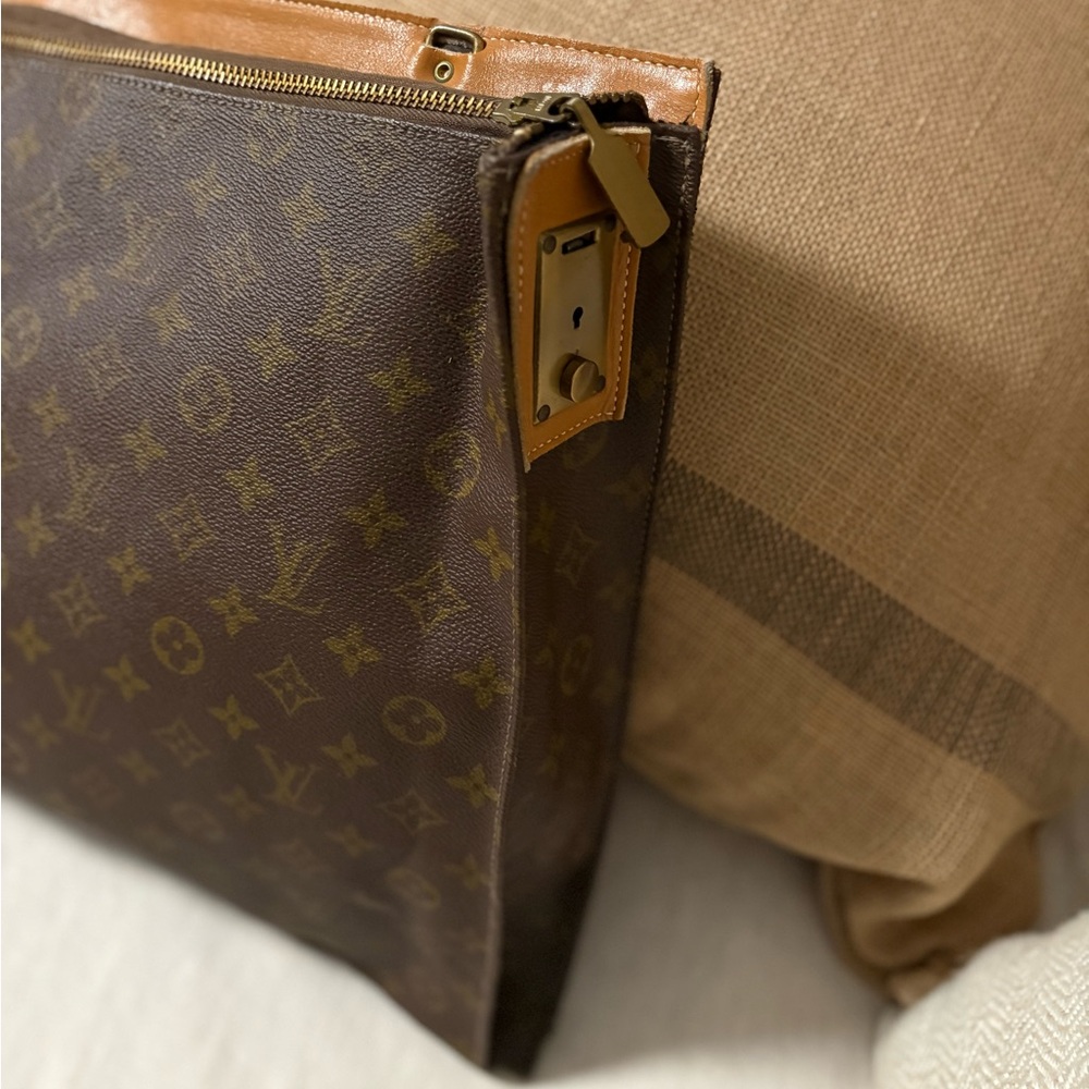 π― Guaranteed Authentic Louis Vuitton Vintage Luggage Garment Insert - Picture 5 of 9